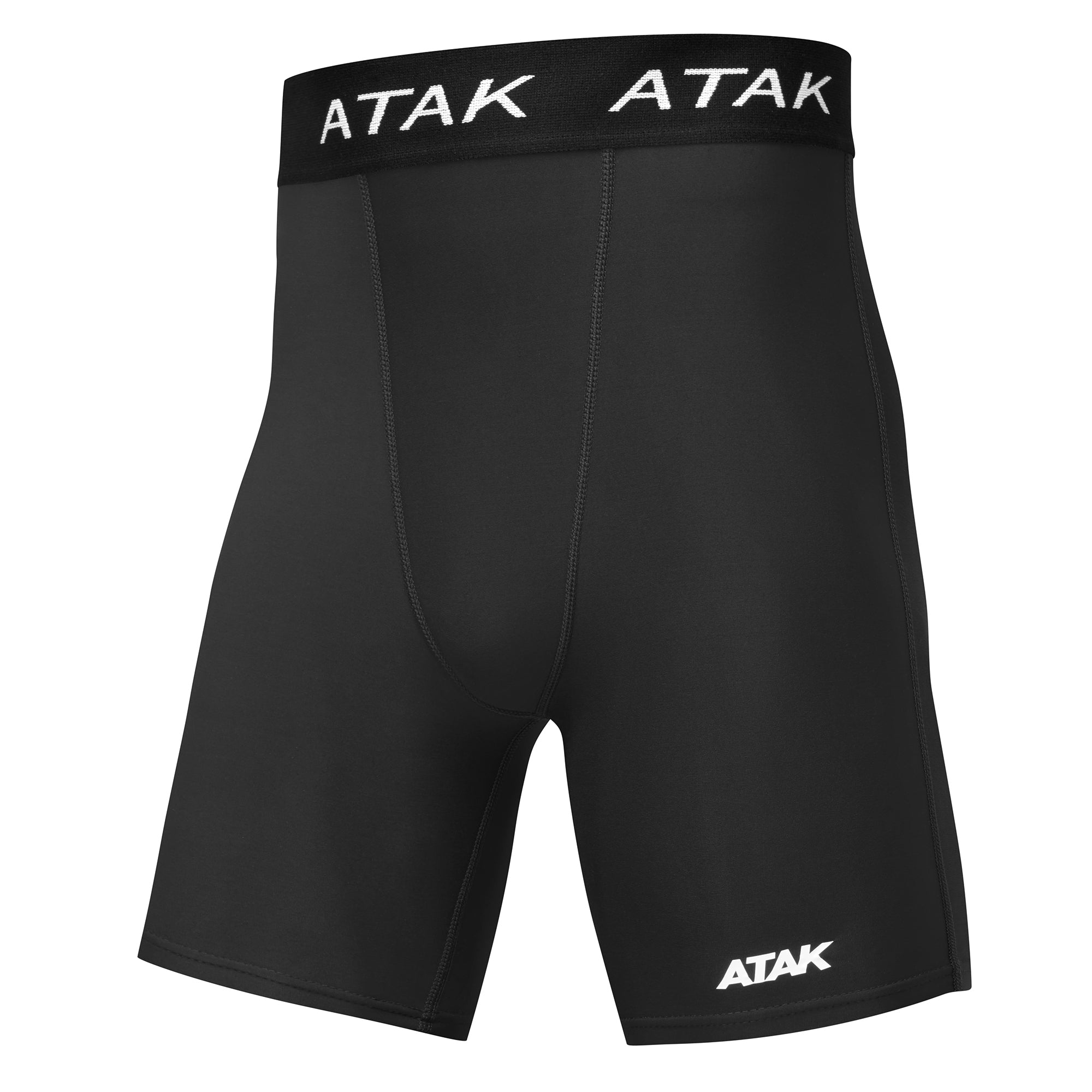 Athletic Works Youth Compression Long Short, Small, Black, Unisex, 1 Pack