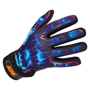 ATAK Neon Gaelic Grip Glove Blue