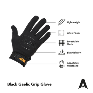 ATAK Air Gaelic Grip Glove Black