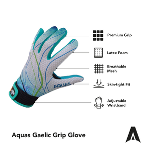 ATAK Aquas Gaelic Grip Glove Aqua