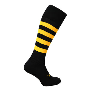 ATAK Hoops Socks Black/Amber